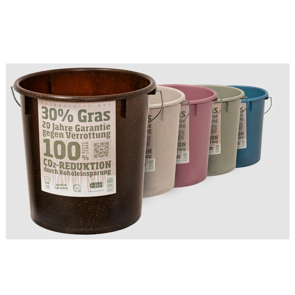 GRAS-BUNDLE alle 5 Farben - 10 L EIMER RUND aus 30 % Wiesengras - 5 FARBEN