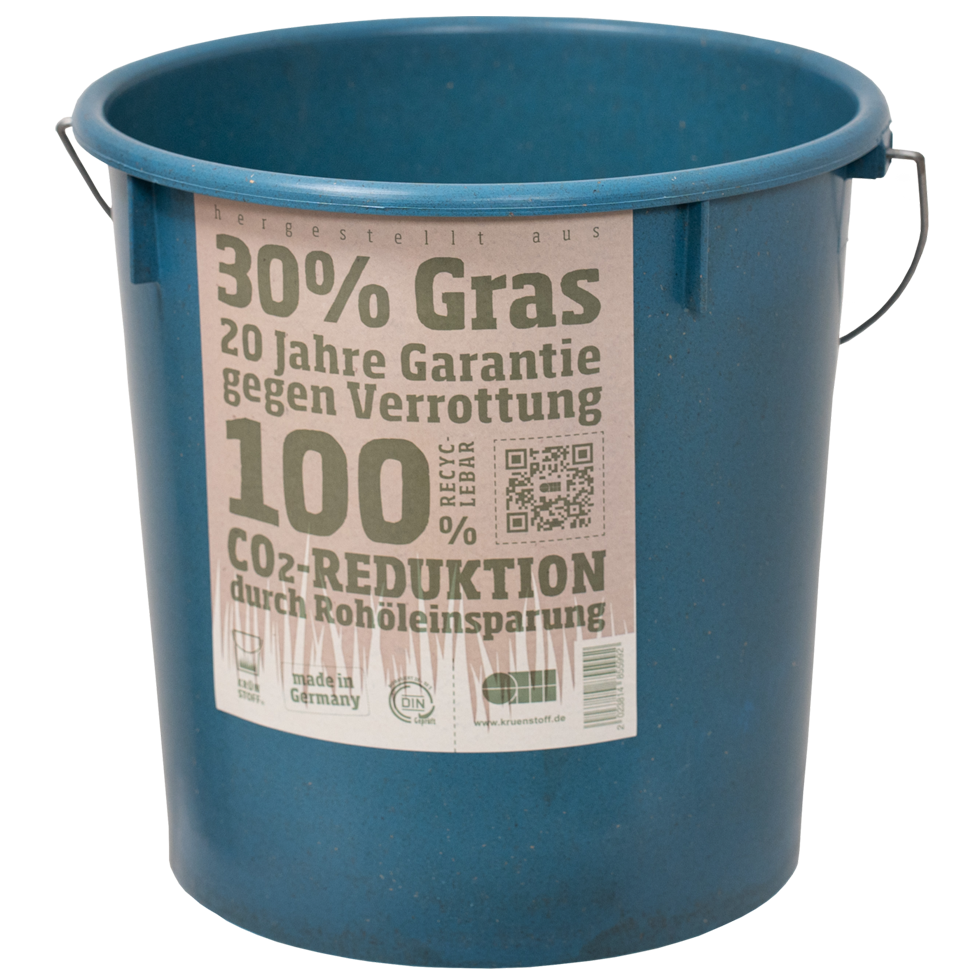 GRAS-BUNDLE alle 5 Farben - 10 L EIMER RUND aus 30 % Wiesengras - 5 FARBEN