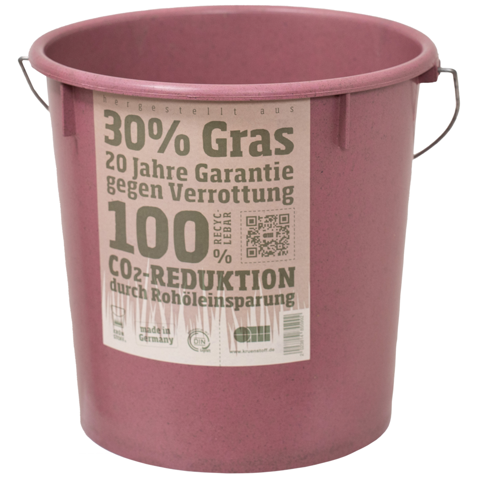 GRAS-BUNDLE alle 5 Farben - 10 L EIMER RUND aus 30 % Wiesengras - 5 FARBEN