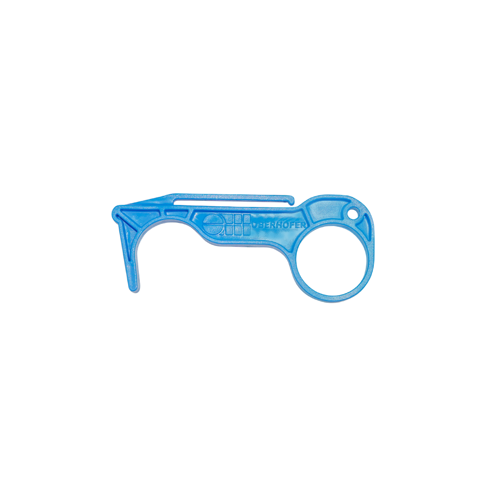 Hygiene Haken Schlüsselanhänger - BLAU