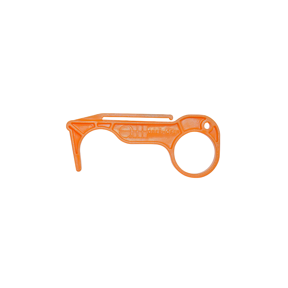 Hygiene Haken Schlüsselanhänger - ORANGE