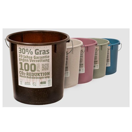 GRAS-BUNDLE alle 5 Farben - 10 L EIMER RUND aus 30 % Wiesengras - 5 FARBEN